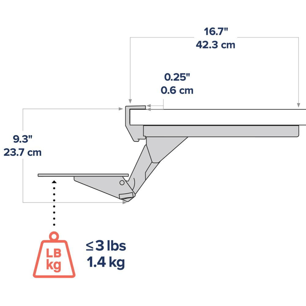 Ergotron Neo-Flex Underdesk Keyboard Arm Tray - Gavisco Office Furniture