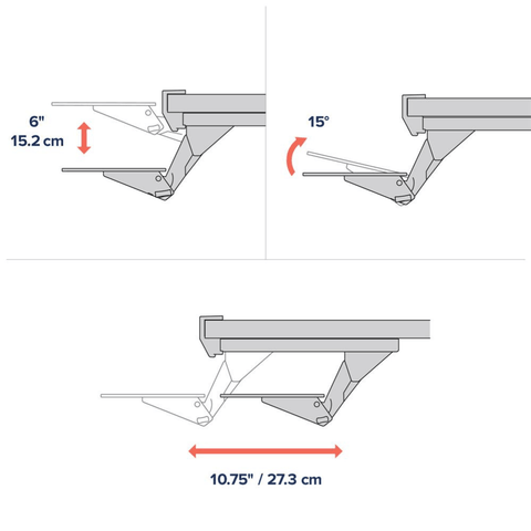 Ergotron Neo-Flex Underdesk Keyboard Arm Tray - Gavisco Office Furniture