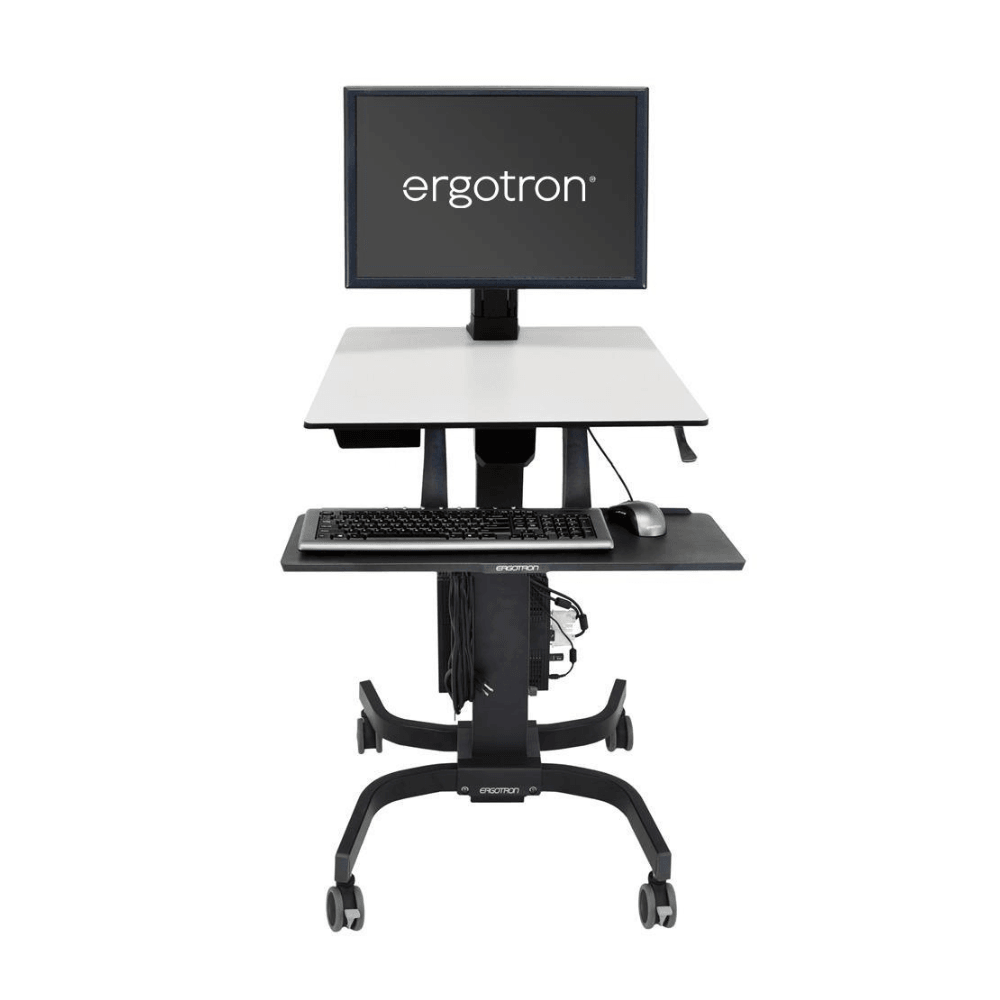 Ergotron WorkFit-C Single Monitor Heavy Duty Sit-Stand Workstation - Gavisco Office Furniture