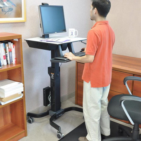 Ergotron WorkFit-C Dual Monitor Sit-Stand Workstation - Gavisco Premium Office Furniture