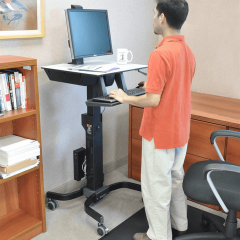 Ergotron WorkFit-C Single Monitor Heavy Duty Sit-Stand Workstation - Gavisco Office Furniture