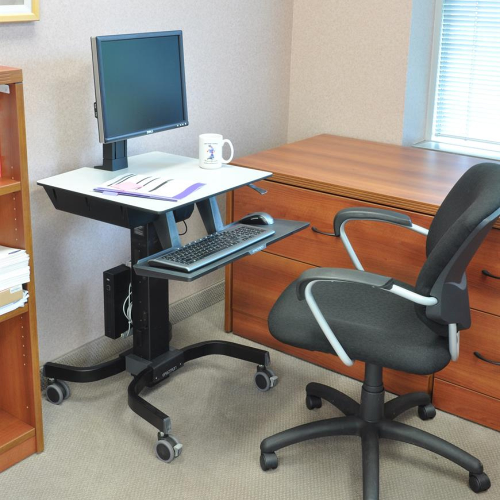 Ergotron WorkFit-C Dual Monitor Sit-Stand Workstation - Gavisco Premium Office Furniture