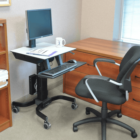 Ergotron WorkFit-C Single Monitor Heavy Duty Sit-Stand Workstation - Gavisco Office Furniture