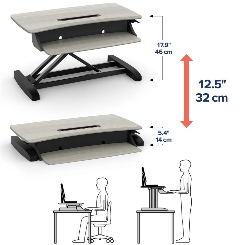 Ergotron WorkFit-Z Mini Standing Desk Converter - Gavisco Office Furniture