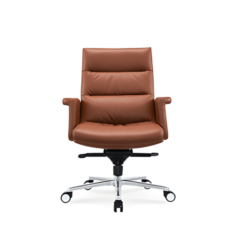 Erica-M Mid Back Leather Office Executive Chair - Gavisco Office Furniture