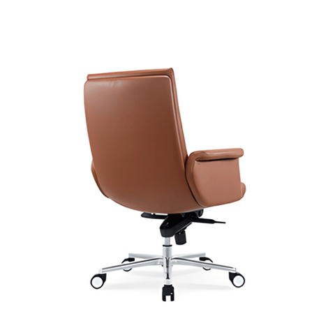 Erica-M Mid Back Leather Office Executive Chair - Gavisco Office Furniture