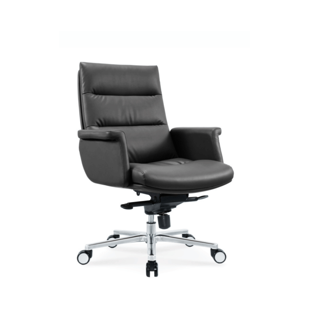 Erica-M Mid Back Leather Office Executive Chair - Gavisco Office Furniture