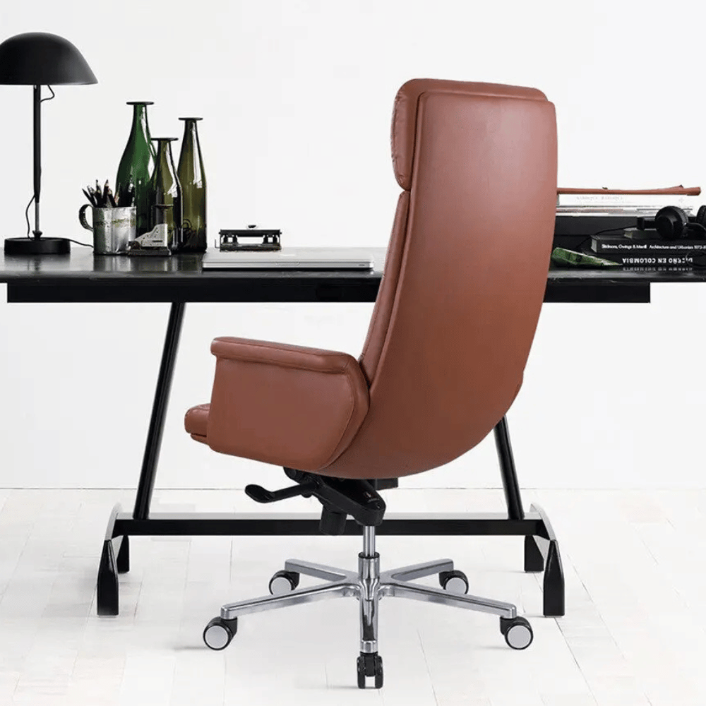 Erica-M Mid Back Leather Office Executive Chair - Gavisco Office Furniture