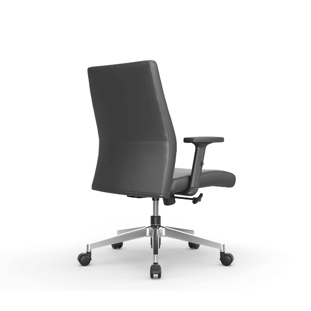 Essence-M Mid Back Office Leather Conference Meeting Chair