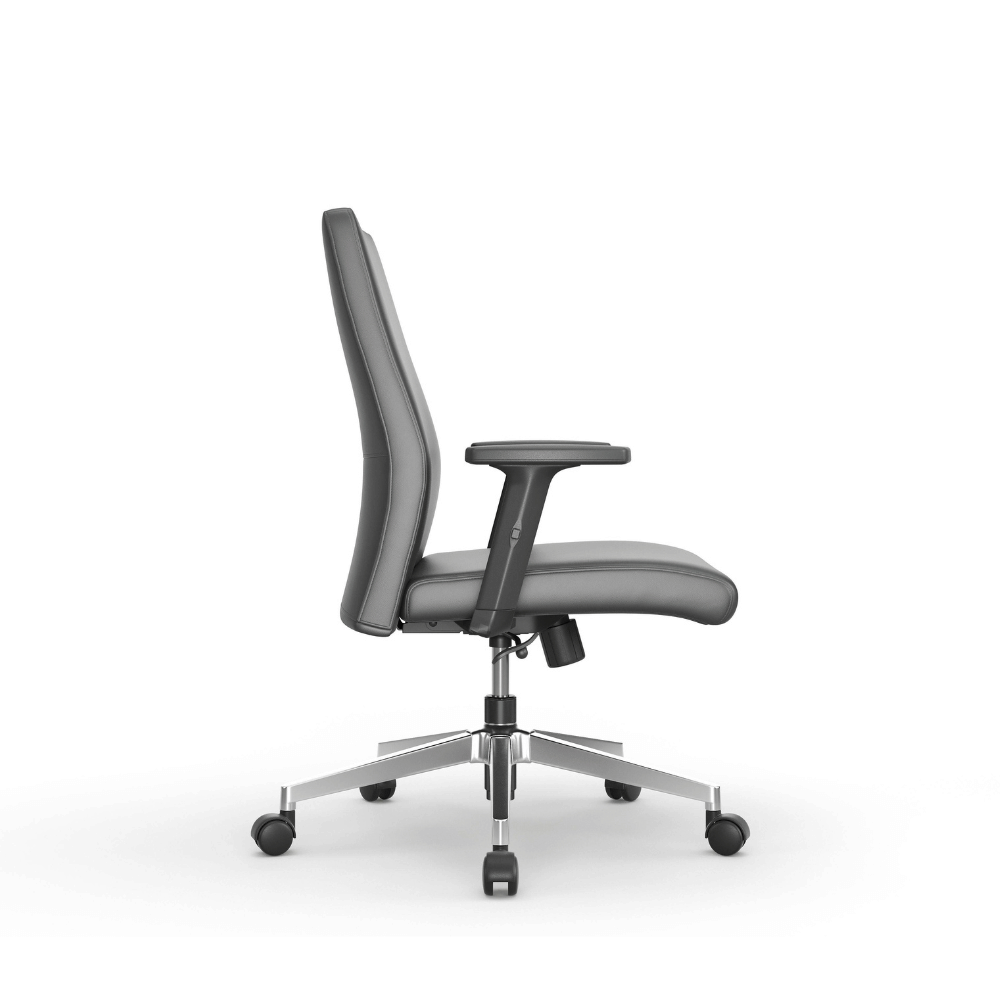 Essence-M Mid Back Office Leather Conference Meeting Chair