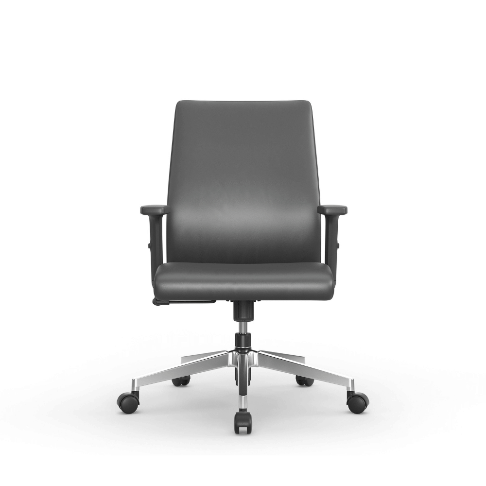 Essence-M Mid Back Office Leather Conference Meeting Chair