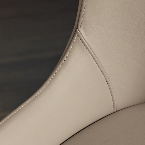 Estrada Simple Leather Dining Room Side Chair