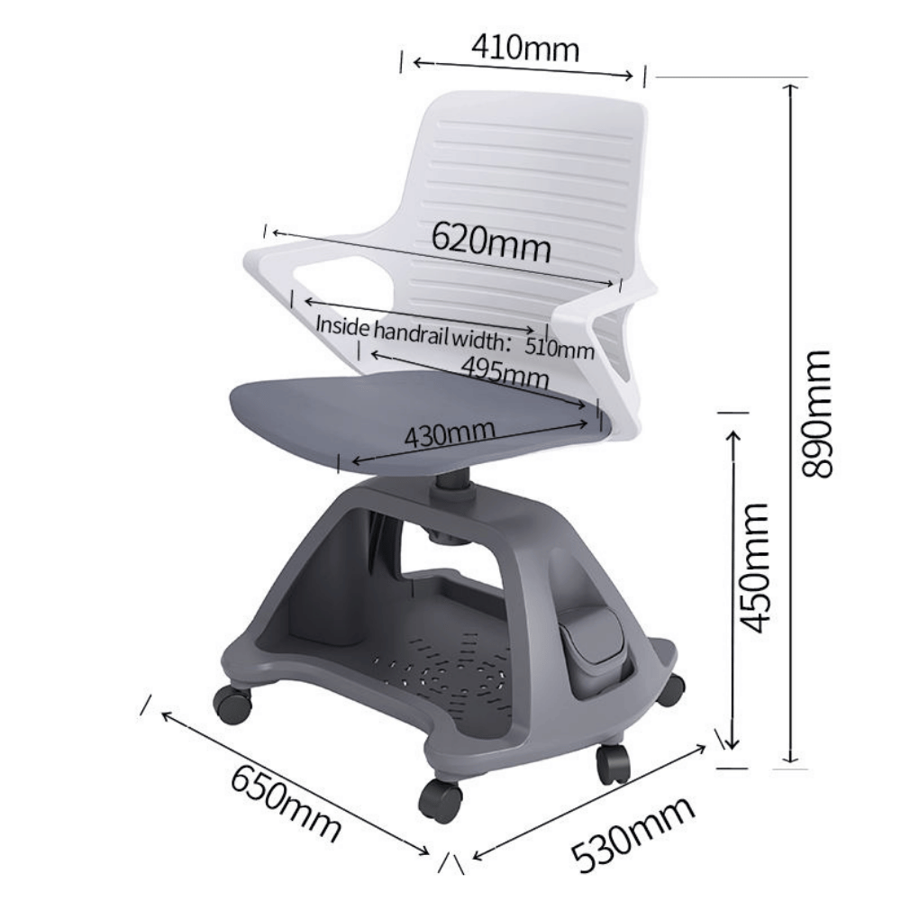 Ethos-C Classroom Mobile Training Chair