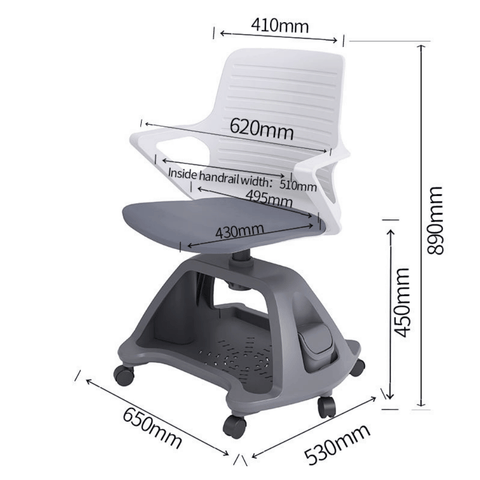 Ethos-C Classroom Mobile Training Chair