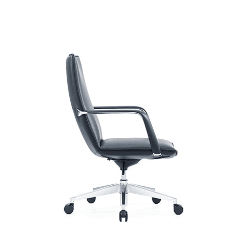 Exqula-M Mid Back Office Leather Executive Chair - Gavisco Office Furniture