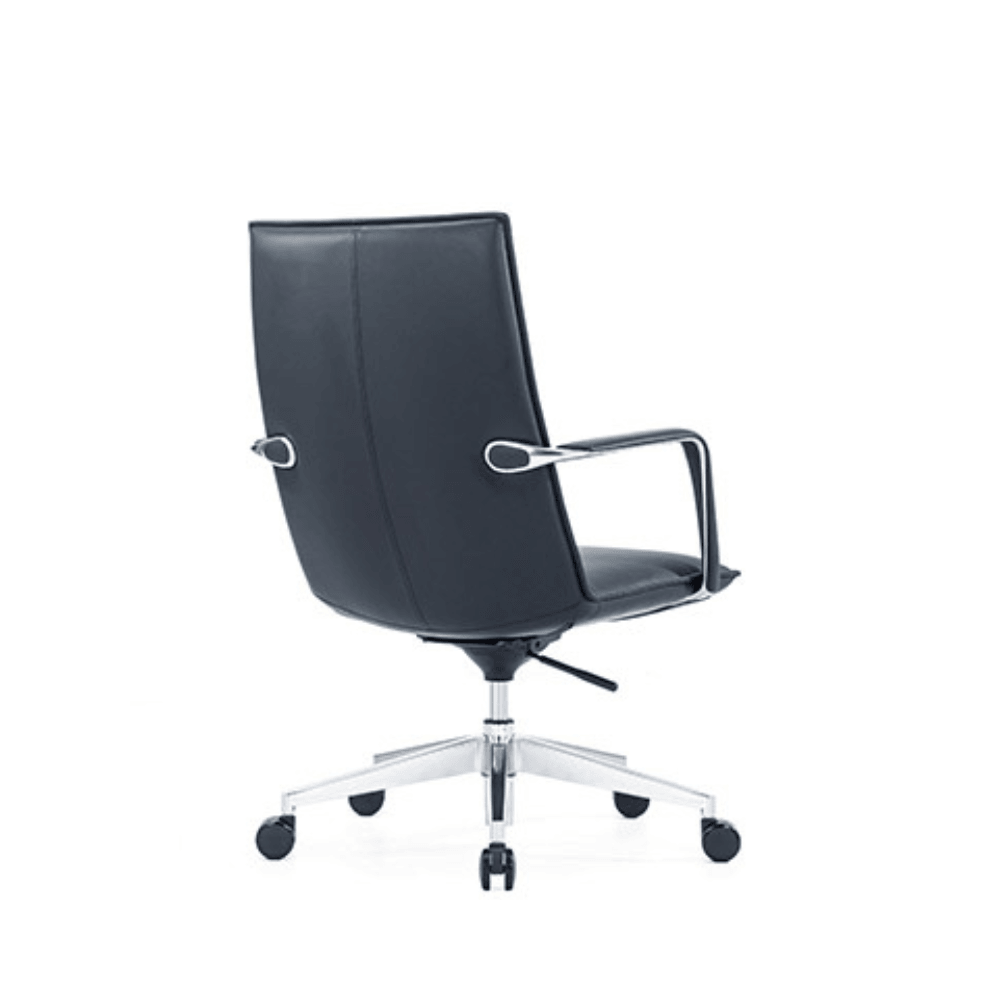 Exqula-M Mid Back Office Leather Executive Chair - Gavisco Office Furniture