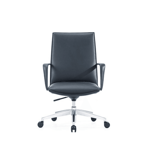 Exqula-M Mid Back Office Leather Executive Chair - Gavisco Office Furniture