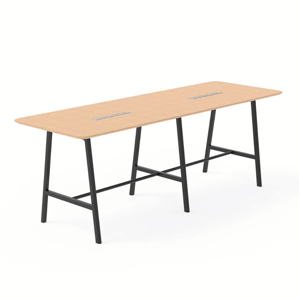 FAB Metal Frame High Bar Conference Meeting Table