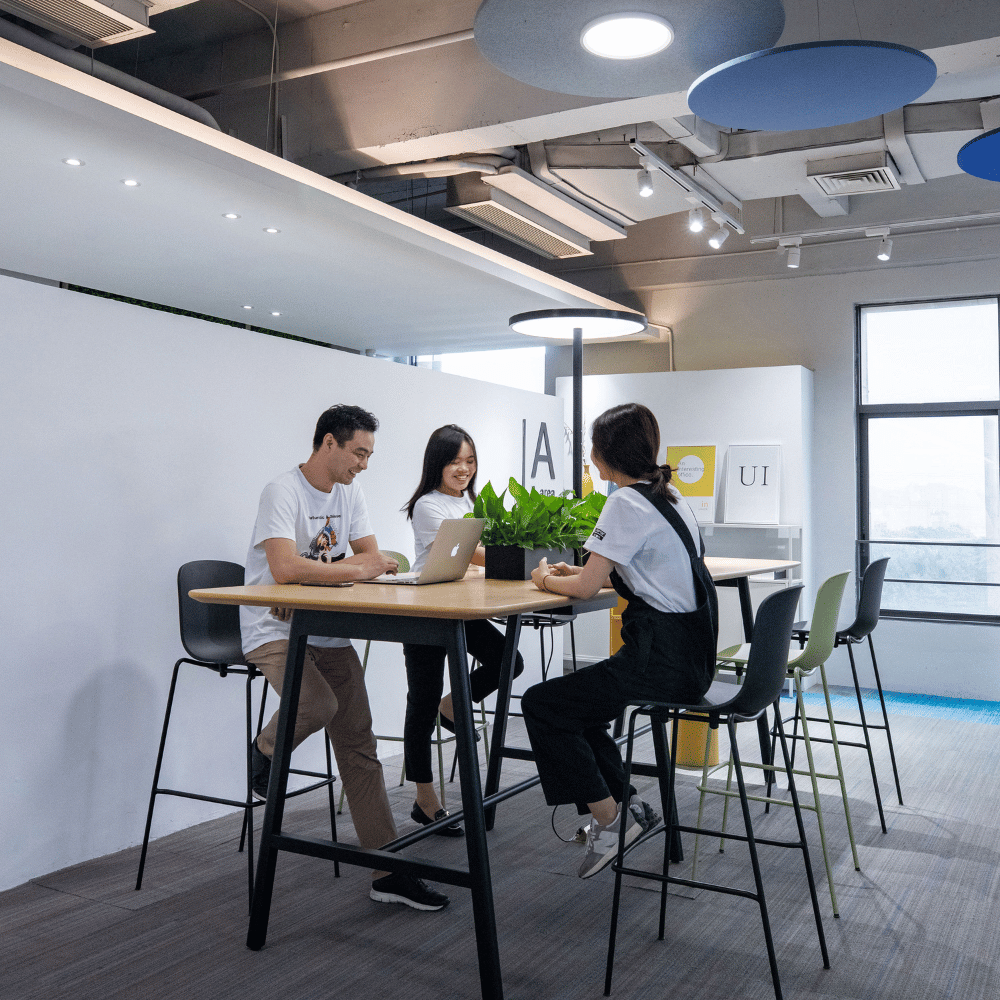 FAB Metal Frame High Bar Conference Meeting Table