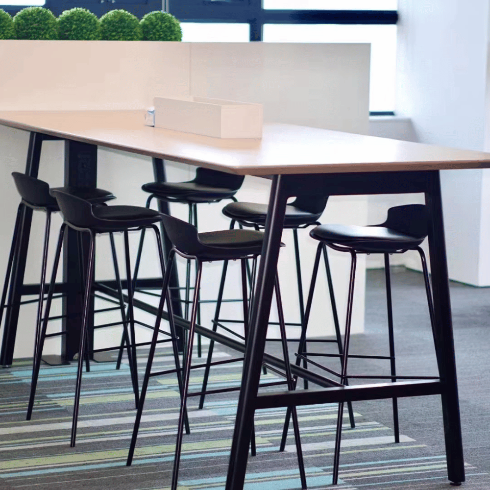 FAB Metal Frame High Bar Conference Meeting Table