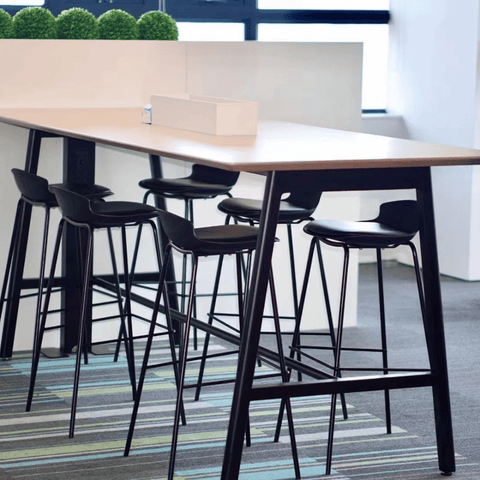 FAB Metal Frame High Bar Conference Meeting Table