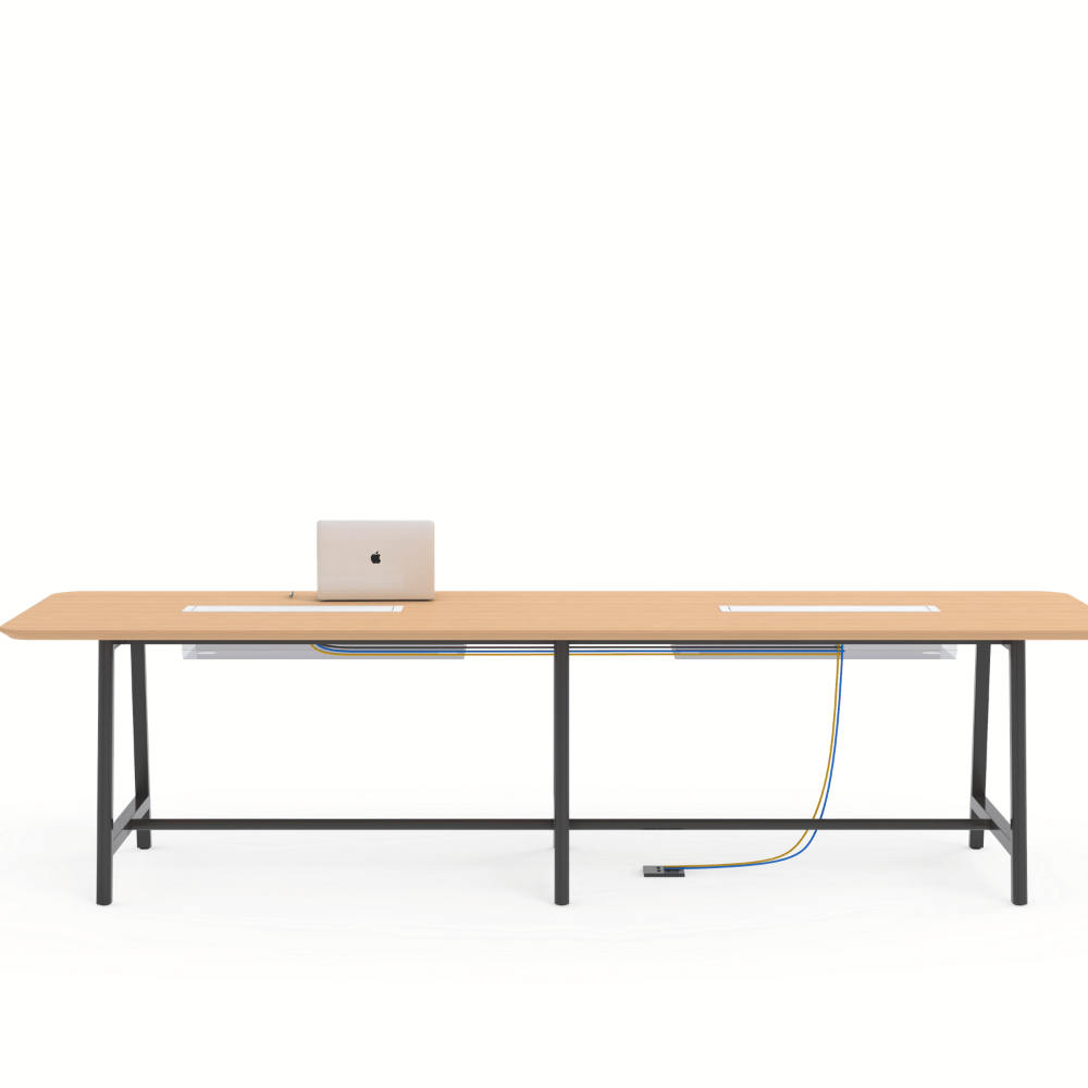 FAB Metal Frame High Bar Conference Meeting Table