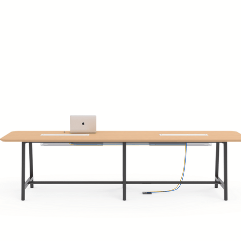 FAB Metal Frame High Bar Conference Meeting Table