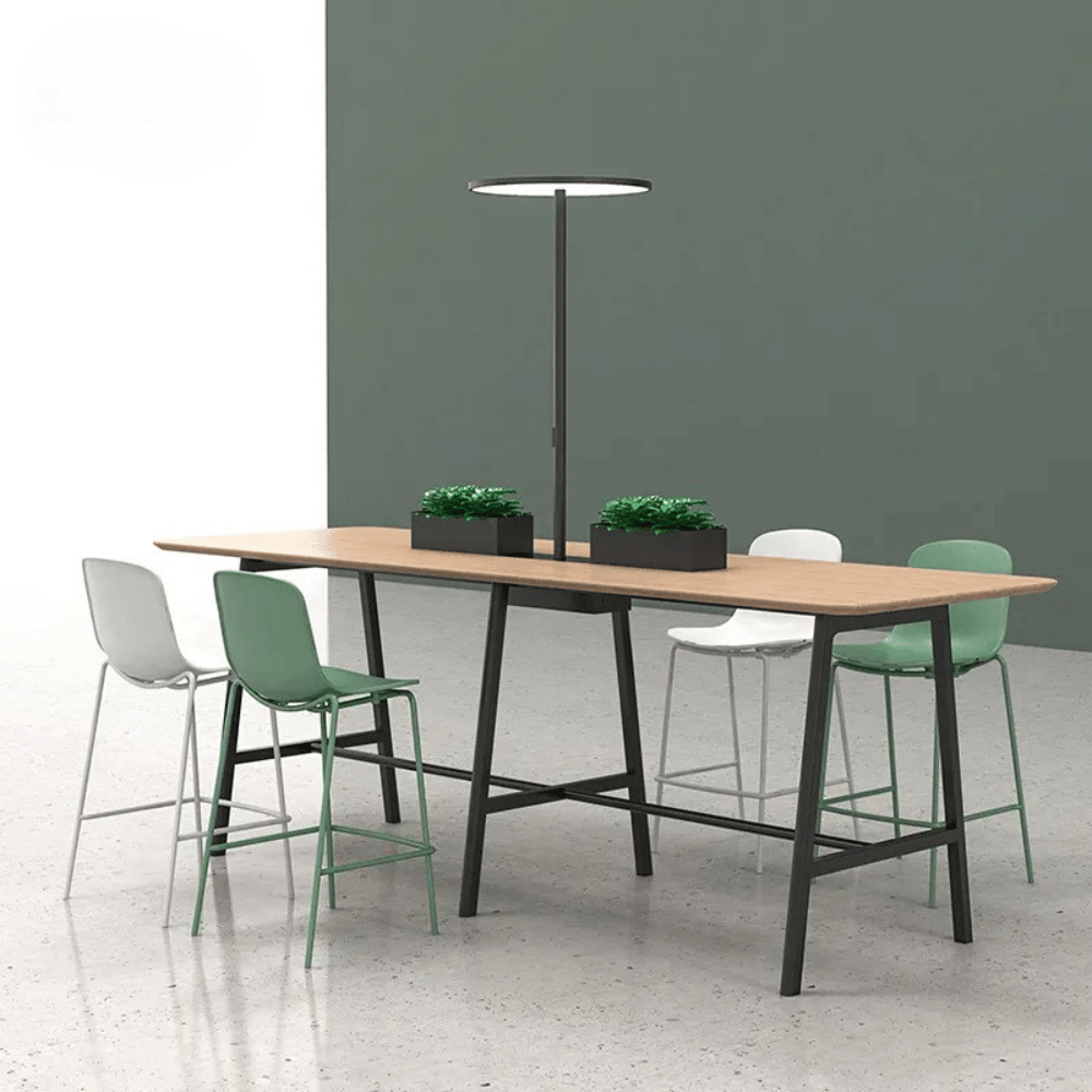 FAB Metal Frame High Bar Conference Meeting Table
