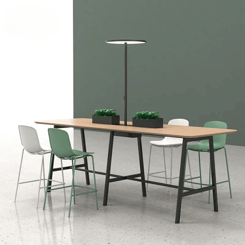 FAB Metal Frame High Bar Conference Meeting Table