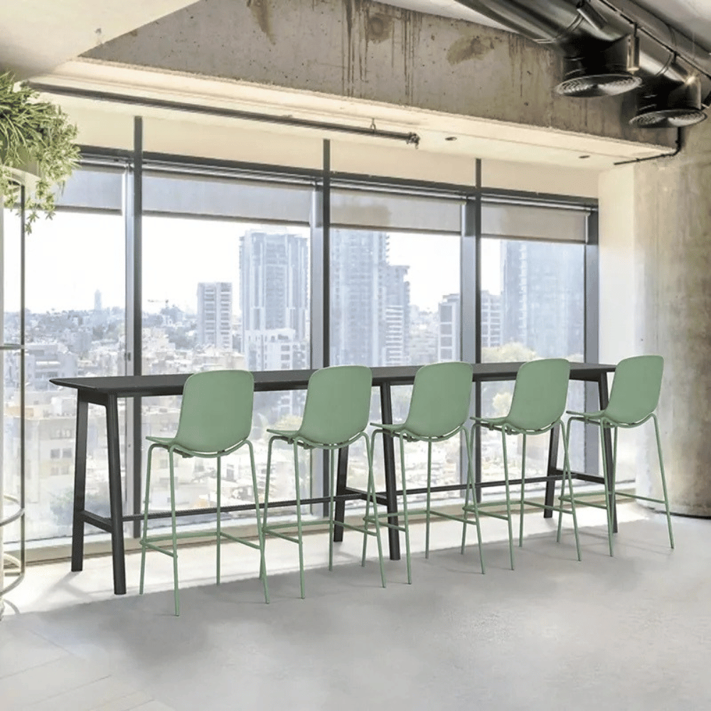 FAB Metal Frame High Bar Conference Meeting Table
