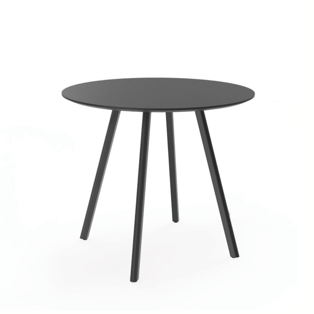 FAB Metal Frame Mobile High Bar Round Meeting Table