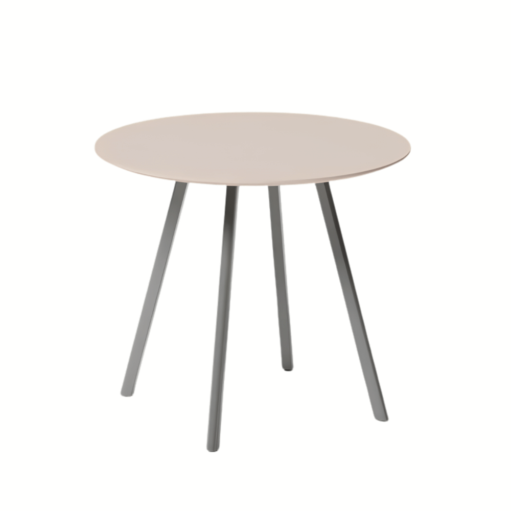 FAB Metal Frame Mobile High Bar Round Meeting Table