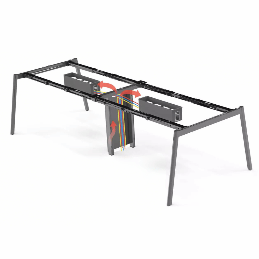 FAB Metal Frame Office Conference Meeting Table