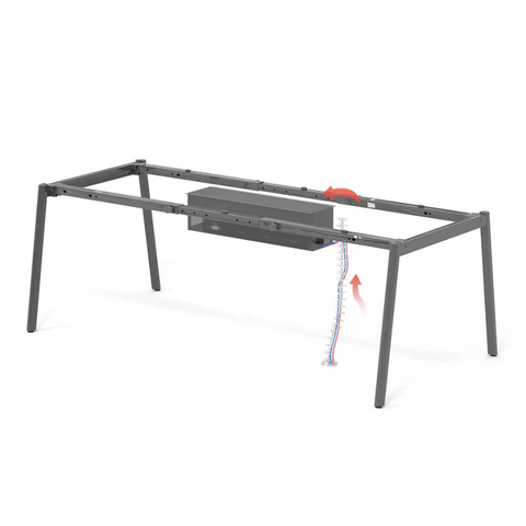 FAB Metal Frame Office Conference Meeting Table