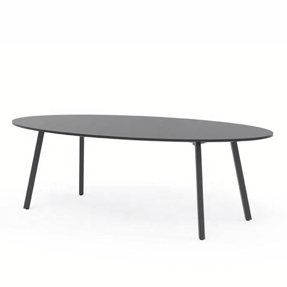 FAB Metal Frame Oval Round Conference Table