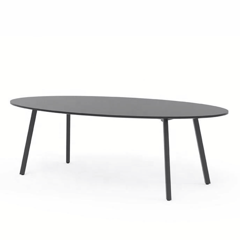 FAB Metal Frame Oval Round Conference Table