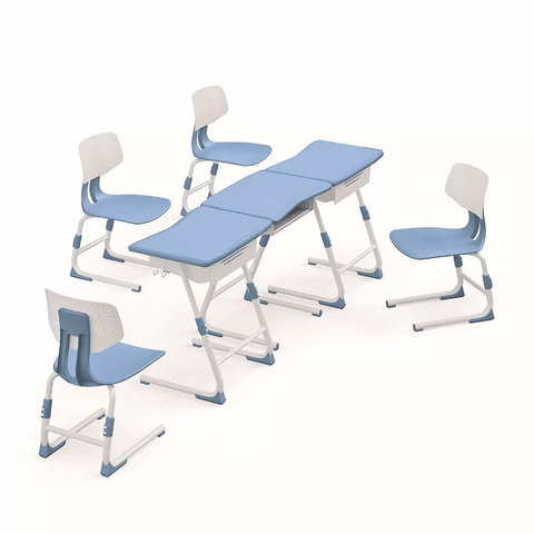 Ferny Modern Slim Adjustable Student Desk and Chair Set