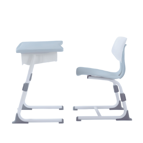 Ferny Modern Slim Adjustable Student Desk and Chair Set