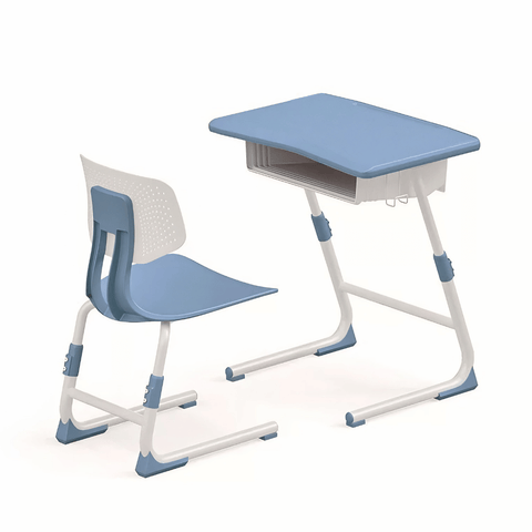 Ferny Modern Slim Adjustable Student Desk and Chair Set