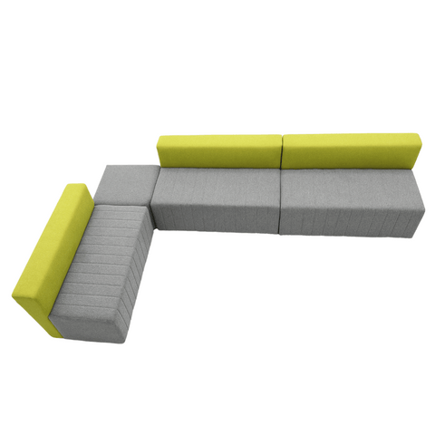 Flexi Modern Office Fabric Lounge Modular Sectional Sofa Set