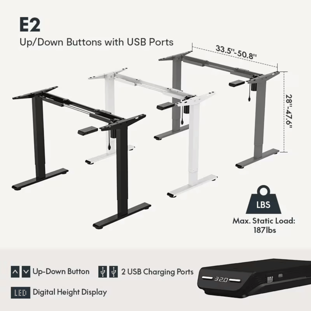 Flexispot E2 Single Motor Electric Standing Desk