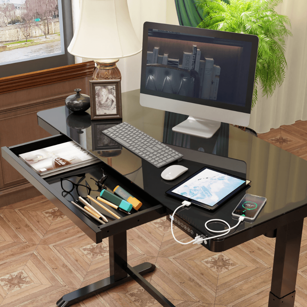 Flexispot ET118 Electric Standing Desk with Drawer - Gavisco Office Furniture