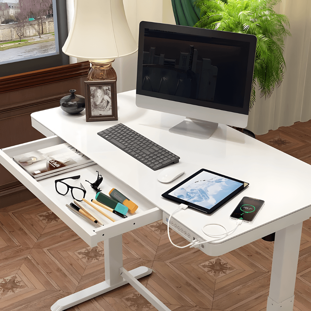 Flexispot ET118 Electric Standing Desk with Drawer - Gavisco Office Furniture