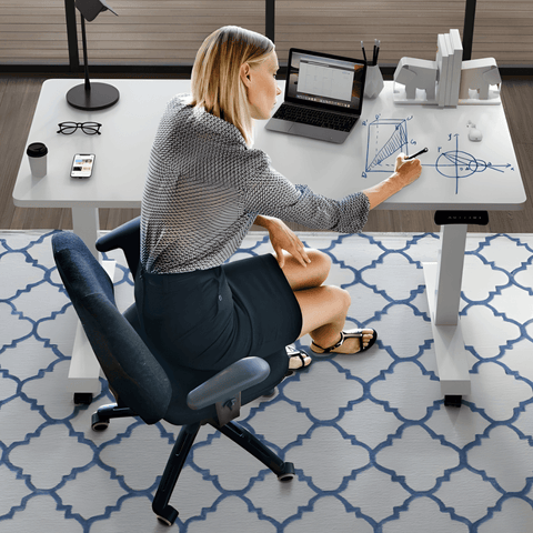 Flexispot Flip Foldable Electric Standing Desk with Wheels - Gavisco Office Furniture