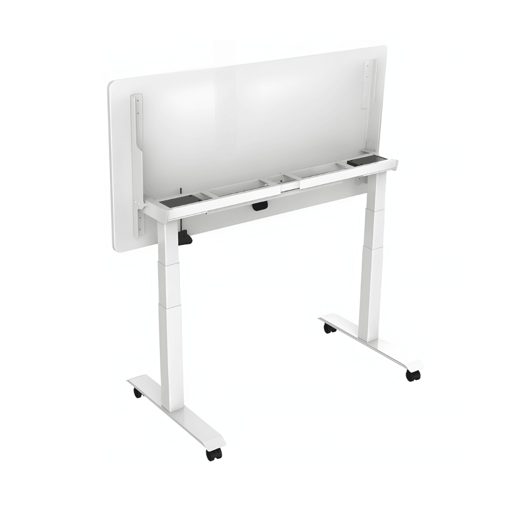 Flexispot Flip Foldable Electric Standing Desk with Wheels - Gavisco Office Furniture