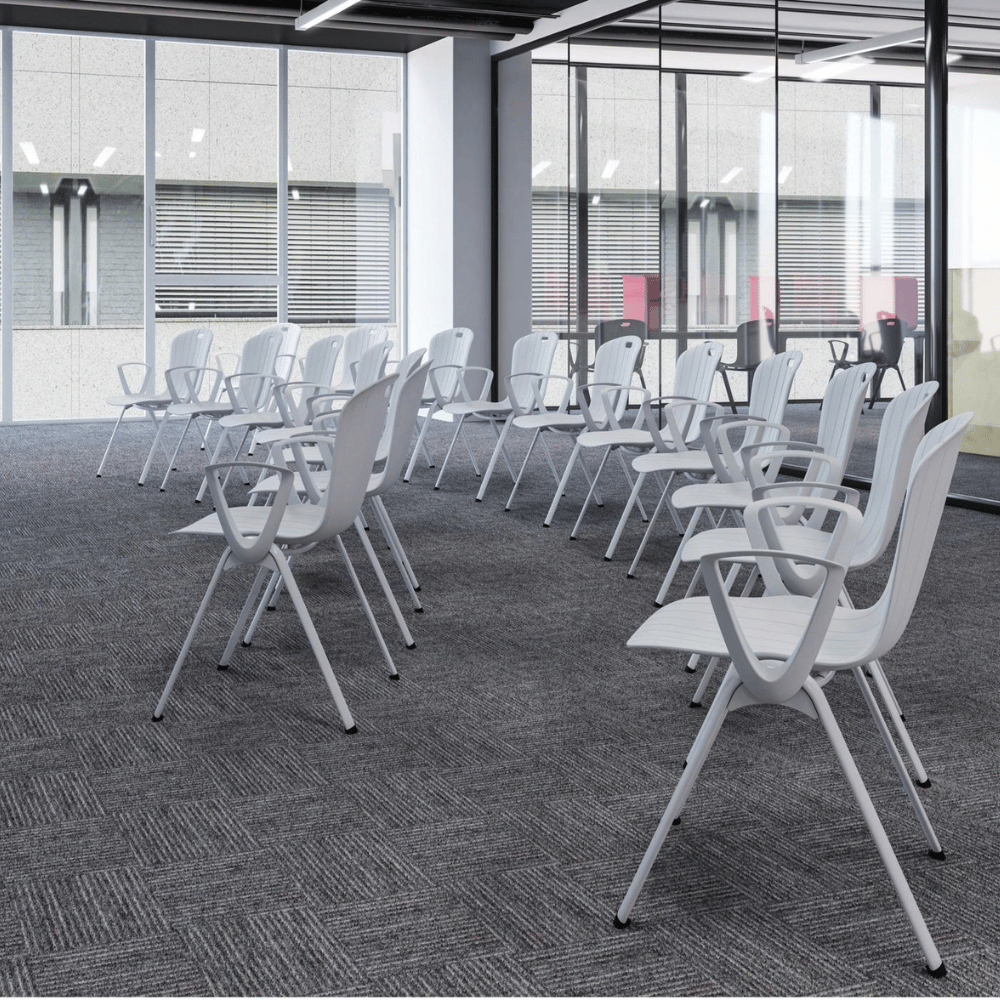 Stackable Training Chair Flish-B Stackable Plastic Public Training Chair with Armrest – Gavisco ...