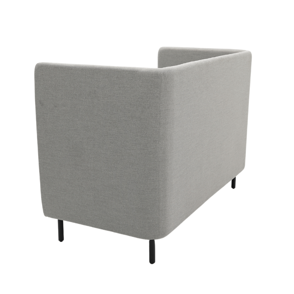 Floater Two Seater Acoustic Privacy Lounge High Back Fabric Sofa Booth