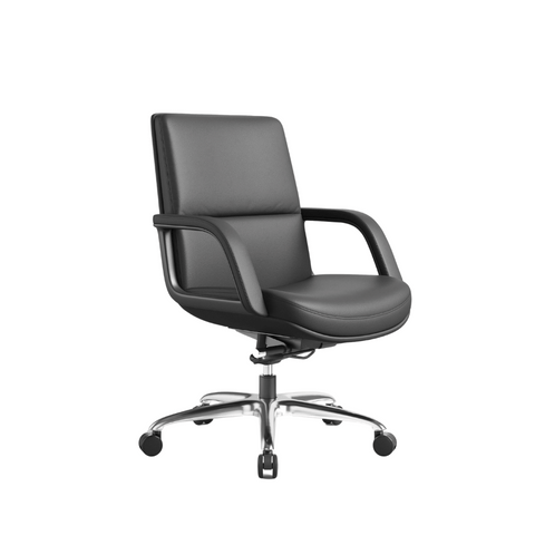 Florea-M Mid Back Office Leather Conference Chair