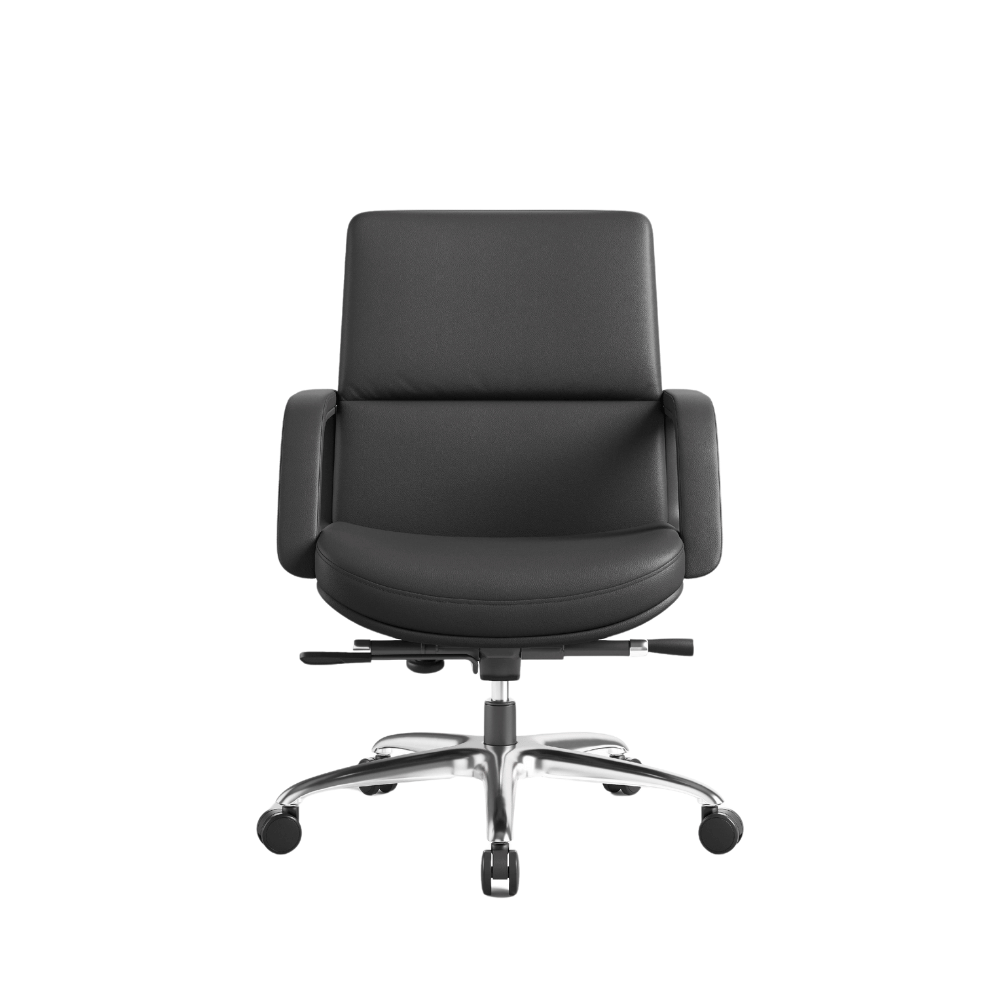 Florea-M Mid Back Office Leather Conference Chair