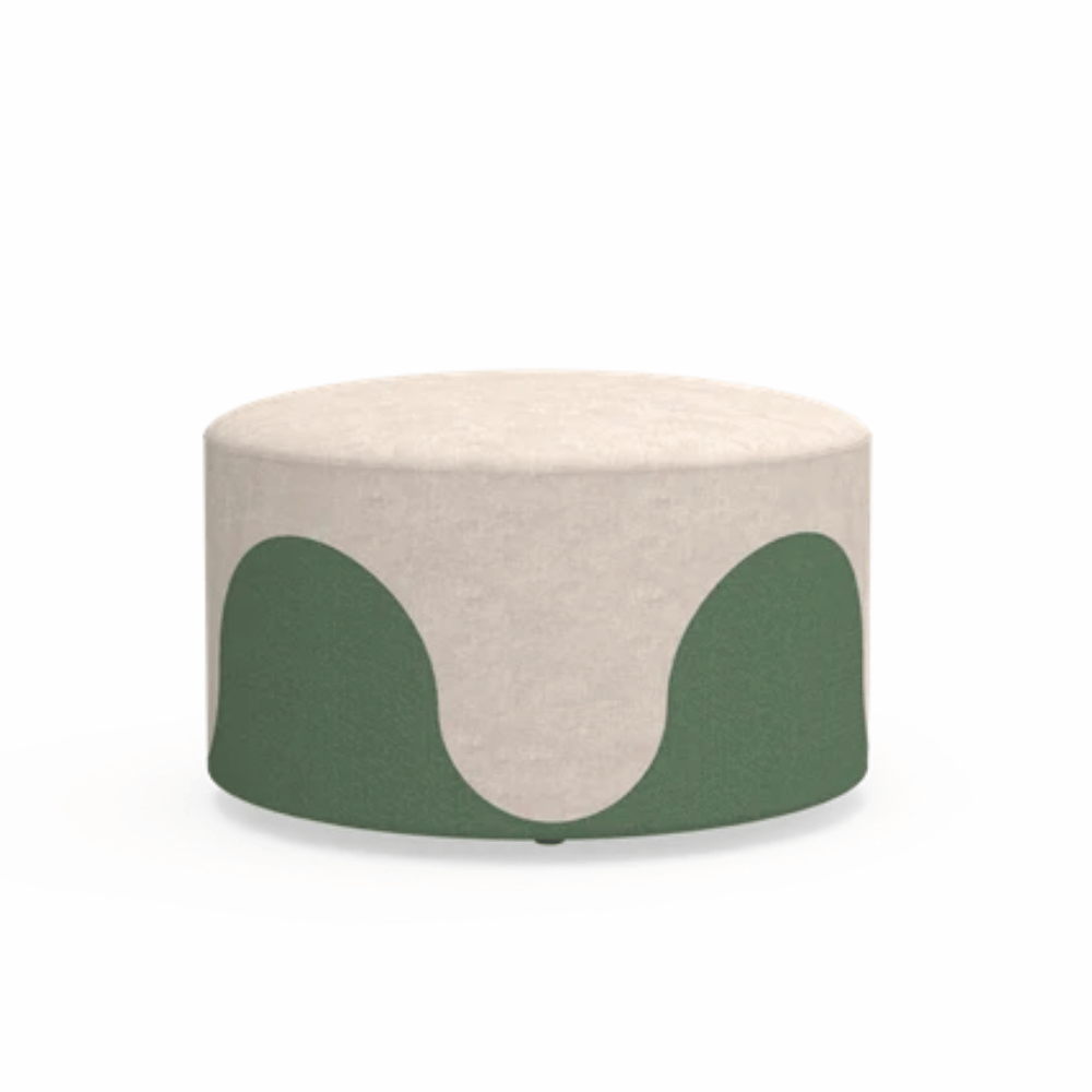 Fluid Modern Sofa Ottoman Pouf